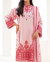 Ittehad Pink Flare Karandi Suit