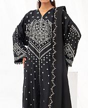 Ittehad Black Karandi Suit- Pakistani Winter Dress