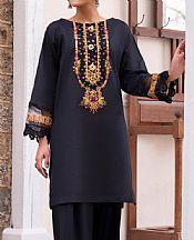 Ittehad Black Lawn Suit (2 pcs)- Pakistani Designer Lawn Suits