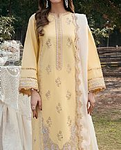 Izel Cream Lawn Suit- Pakistani Designer Lawn Suits