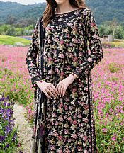 Izel Black Lawn Suit- Pakistani Lawn Dress
