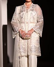Off White Organza Suit