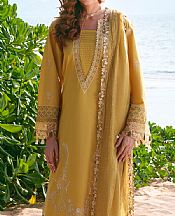 Izel Sand Gold Lawn Suit- Pakistani Lawn Dress