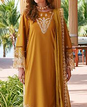 Izel Mustard Lawn Suit- Pakistani Designer Lawn Suits