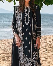 Izel Black Lawn Suit- Pakistani Designer Lawn Suits