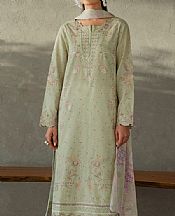 Iznik Sage Green Lawn Suit- Pakistani Designer Lawn Suits