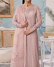 Iznik Tea Pink Net Suit- Pakistani Designer Chiffon Suit