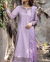 Iznik Pastel Purple Slub Suit- Pakistani Winter Dress