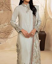 Iznik Pastel Grey Viscose Suit- Pakistani Winter Clothing