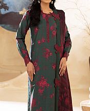 Iznik Dark Slate Grey Viscose Suit- Pakistani Winter Clothing