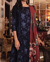 Indigo Khaddar Suit- Pakistani Winter Clothing