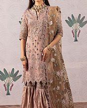Iznik Brandy Rose Chiffon Suit- Pakistani Chiffon Dress