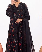 Iznik Black Lawn Suit- Pakistani Lawn Dress