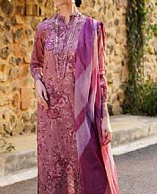 Iznik Mauve Lawn Suit- Pakistani Lawn Dress