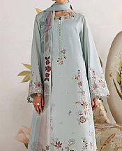 Ice Blue Lawn Suit