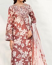 Iznik Walnut/White Lawn Suit- Pakistani Designer Lawn Suits