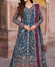 Blue Organza Suit