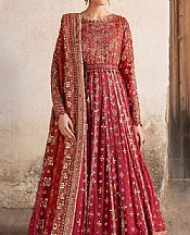 Brick Red Silk Suit
