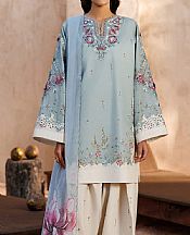 Powder Blue Lawn Suit