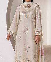 Iznik Pearl White Lawn Suit- Pakistani Designer Lawn Suits