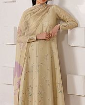 Iznik Sand Gold Lawn Suit- Pakistani Designer Lawn Suits