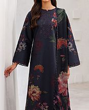 Dark Blue Lawn Suit