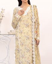 Cream Lawn Suit- Pakistani Lawn Dress