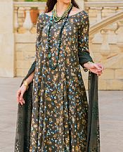 Iznik Lisbon Brown Lawn Suit- Pakistani Lawn Dress