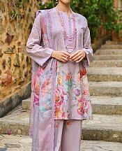 Iznik Lilac Lawn Suit- Pakistani Lawn Dress
