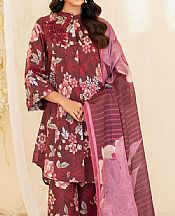 Maroon Lawn Suit