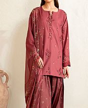 Wine Lawn Suit