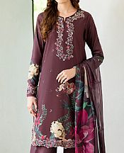 Dark Mauve Lawn Suit