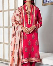 Cerise Pink Karandi Suit- Pakistani Winter Dress