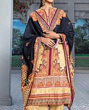 Jahanara Sand Gold Karandi Suit