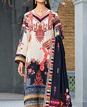 Jahanara Off-white Karandi Suit- Pakistani Winter Dress