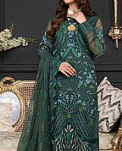 Janique Lunar Green Chiffon Suit- Pakistani Chiffon Dress