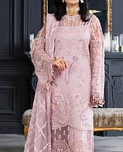 Janique Pink Flare Chiffon Suit- Pakistani Chiffon Dress