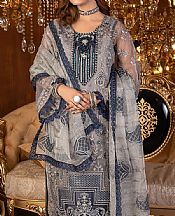 Grey Organza Suit