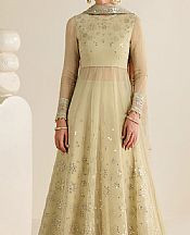 Jazmin Ivory Chiffon Suit- Pakistani Designer Chiffon Suit