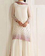 Jazmin White/Pink Chiffon Suit- Pakistani Chiffon Dress