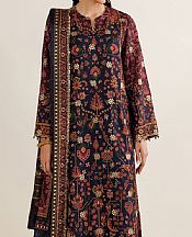 Jazmin Multicolor Silk Suit- Pakistani Designer Chiffon Suit