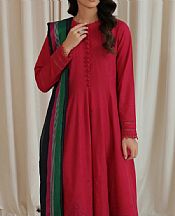 Crimson Khaddar Suit