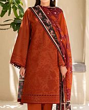 Jazmin Rust Lawn Suit- Pakistani Lawn Dress