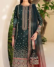 Jazmin Timber Green Lawn Suit- Pakistani Lawn Dress