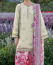 Jazmin Light Green Lawn Suit- Pakistani Designer Lawn Suits