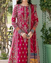 Jazmin Carmine Lawn Suit- Pakistani Designer Lawn Suits