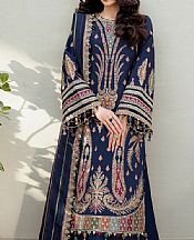 Jazmin Navy Blue Lawn Suit- Pakistani Designer Lawn Suits