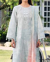 Pastel Grey Lawn Suit