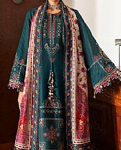 Jazmin Teal Lawn Suit- Pakistani Lawn Dress
