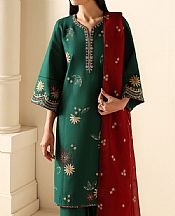 Jazmin Green Lawn Suit- Pakistani Designer Lawn Suits